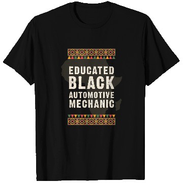 Discover Educated Black Automotive Mechanic Juneteenth T-Shirts