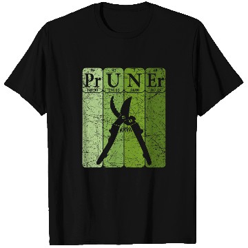 Discover Gardener Periodic Table Elements Plants Pruner Botanical T-Shirts