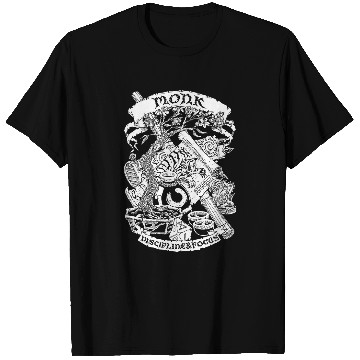 Discover Fantasy RolePlaying Game RPG Monk T-Shirts