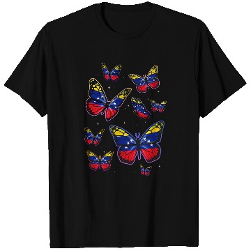 Discover Venezuela pride and culture  Butterfly version T-Shirts