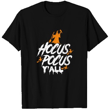 Discover Hocus Pocus Yall Witch Halloween Witch Party Quote T-Shirts