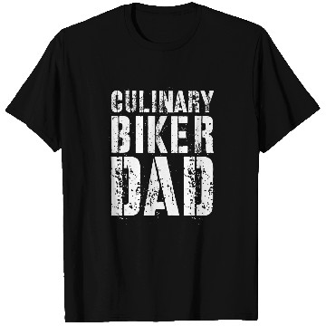 Discover Mens Funny Dad Motorcycle Chef Cooking Culinary Gift T-Shirts