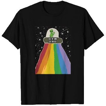 Discover Mens ALIEN GYM DAD T-Shirts