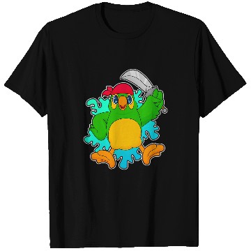 Discover Parrot Pirate Saber T-Shirts