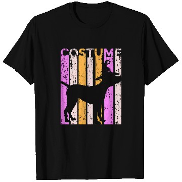 Discover Funny Cane Corso Halloween In Witch Hat Silhouette Vintage T-Shirts