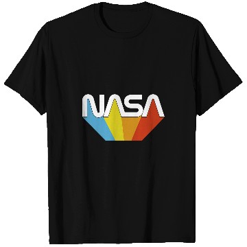 Discover Lacrosse Gift NASA Worm Logo vintages Retro T-Shirts