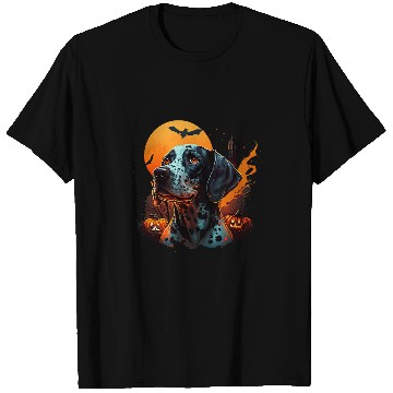 Discover Funny german shorthaired pointer Cute Halloween 1 T-Shirts
