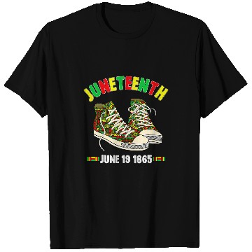 Discover Juneteenth June 19 1865 Black AfricanAmerican Independence T-Shirts