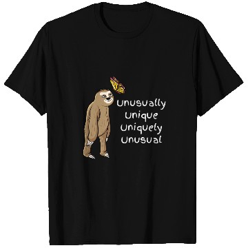 Discover Unusually uniques Uniquely Unusual 2Funny Sloth Butterfly T-Shirts