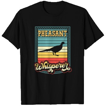 Discover Pheasant Whisperer Funny Pheasant Hunting Retro Vintage T-Shirts
