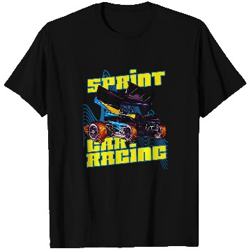 Discover Sprint Car Racing Dirt Car Dirt Track Racing T-Shirts