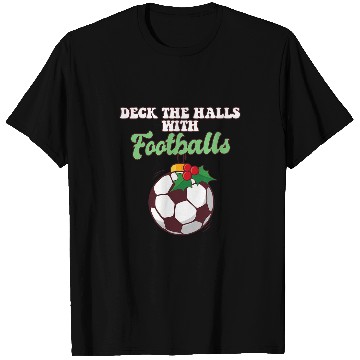 Discover Deck The Halls With Football Player Coachs Christmas Balls T-Shirts