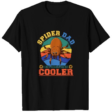 Discover vintages Retro Spider Dad Like A Regular Dad But Cooler T-Shirts