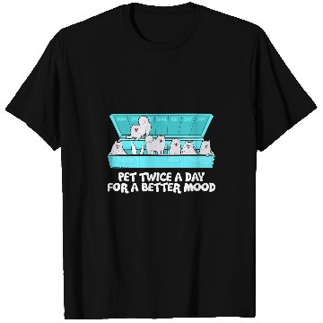 Discover Dog Samoyed Siberian Samoyed Owner Happiness T-Shirts