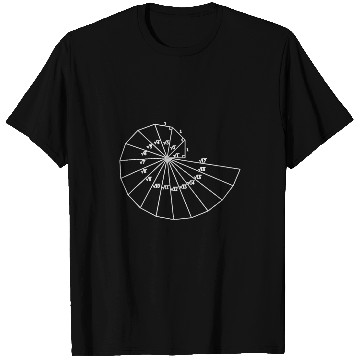 Discover Theodorus Spiral Geometry Math Geek T-Shirts