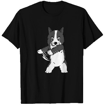 Discover Floss Dance Border Collie Dog T-Shirts
