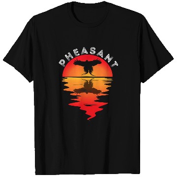 Discover Pheasant Hunting vintages Sunset Pheasant Hunting Bird Lover 22 T-Shirts