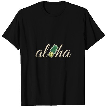 Discover Hawaiian aloha tropical pineapples summer vacation beaches T-Shirts