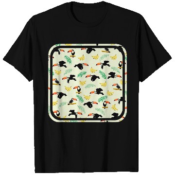 Discover Tropical toucan bird pattern T-Shirts
