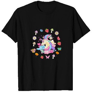 Discover Unicorns Garden Butterfly T-Shirts