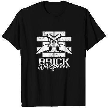 Discover Bricklayer Brick Mason Masonry Construction Brick Whisperer T-Shirts