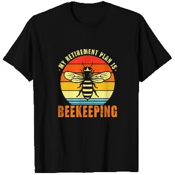 Discover Honey Beekeeping Beekeeper My Retirement Plan Is Beekeeping 2 T-Shirts