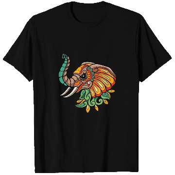 Discover Henna Elephant Art Yoga Wildlife 2 T-Shirts