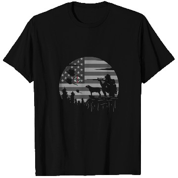 Discover Pheasant Hunting for Pheasant Hunter with american flag T-Shirts