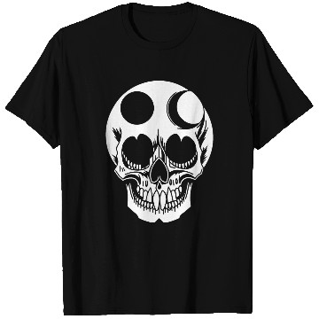 Discover Horror Skull Skull Art Skull Gothic Heavy Metal 2 T-Shirts