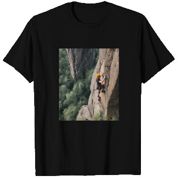 Discover Rock Climbing Adventure Stunning Views T-Shirts
