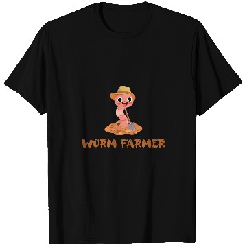 Discover Worm Farmer 2Funny Animal Lover Worm Vermiculture T-Shirts