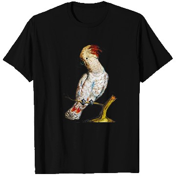Discover White Parrot with Punk Crest T-Shirts