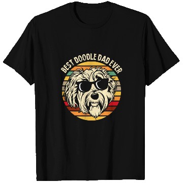 Discover Mens bests Doodle Dad Ever Labradoodle Goldendoodle T-Shirts