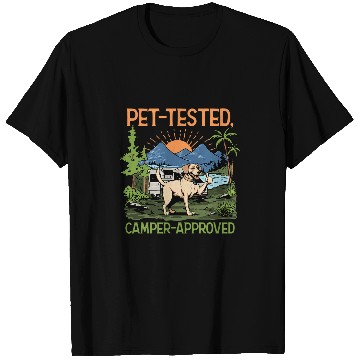 Discover Pet Tested Camper Approved Adventure Camping T-Shirts
