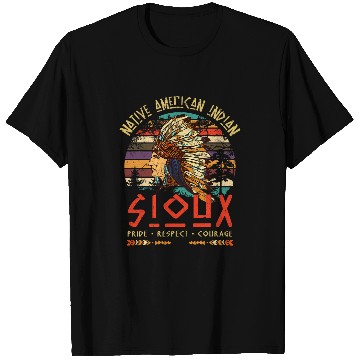 Discover Sioux Native American Indian Pride Indigenous Tribe T-Shirts