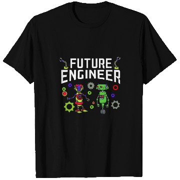 Discover Robot Builder Robotics Engineer AI Artificial Intelligence T-Shirts
