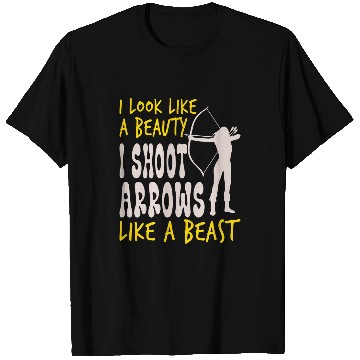 Discover I Shoot Arrows Like A Beast Archery Women T-Shirts