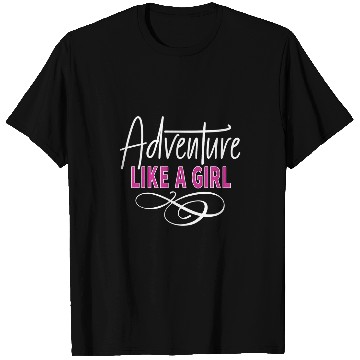 Discover Womens Adventure like a girl T-Shirts