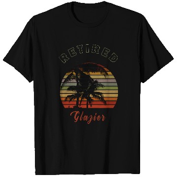 Discover Retired Glazier Retirement Gift Beach T-Shirts