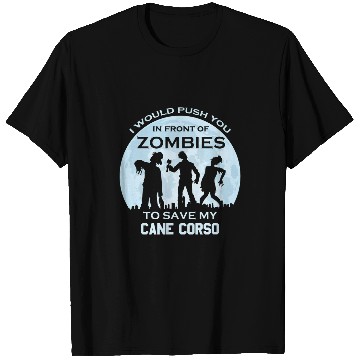 Discover Funny Zombie Halloween Pet Cane Corso T-Shirts