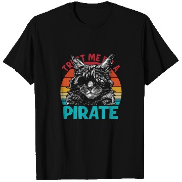 Discover Trust Me I Am A Pirate Cat T-Shirts