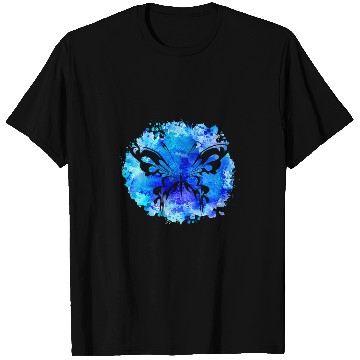 Discover Watercolor Butterfly Printed Graphic T-Shirts