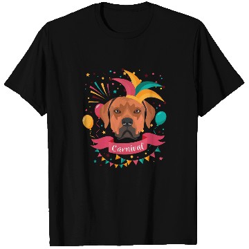 Discover Rhodesian Ridgeback carnivals Madi Gras T-Shirts
