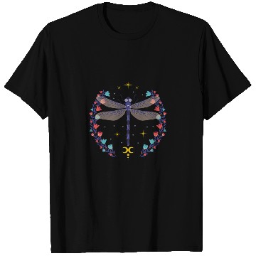 Discover Witchy Celestial Dragonfly T-Shirts