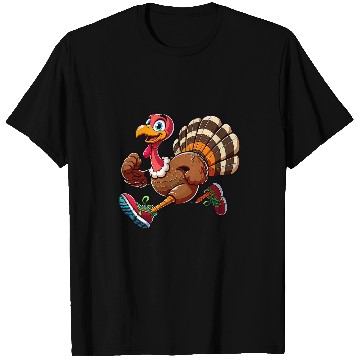 Discover Running Turkey Turkey Trot Running Thanksgiving T-Shirts