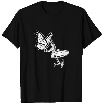 Discover Wing Surfing Butterfly Foil 2Wing Surfer T-Shirts