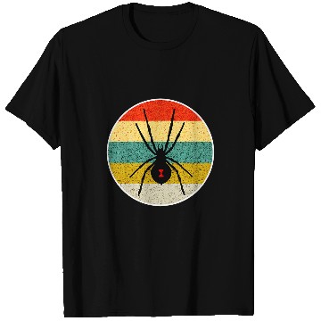 Discover Womens Black Widow Spider Vintage T-Shirts