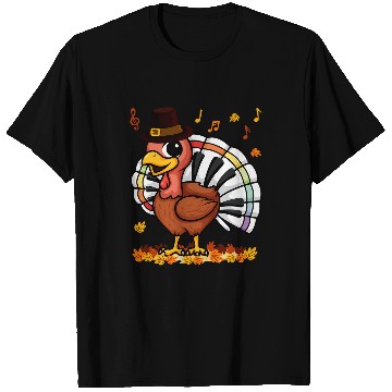 Discover Piano turkey music teacher T-Shirts