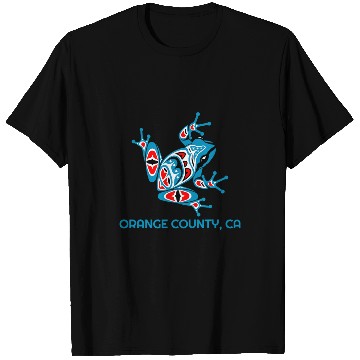 Discover Orange County CA BlueFrog PNW Art Native American T-Shirts