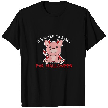 Discover Pig Halloween Pig Cute Devil Halloween T-Shirts